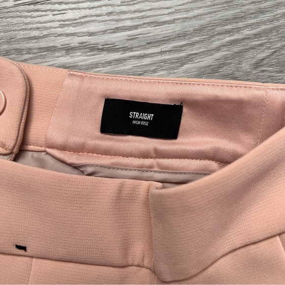 EXPRESS STRAIGHT HIGH RISE PANTS - Picture 2 of 6